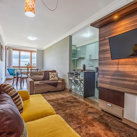 Cristo Rei 302 - Apartamento Em Gramado - Vista Para O Vale公寓 外观 照片