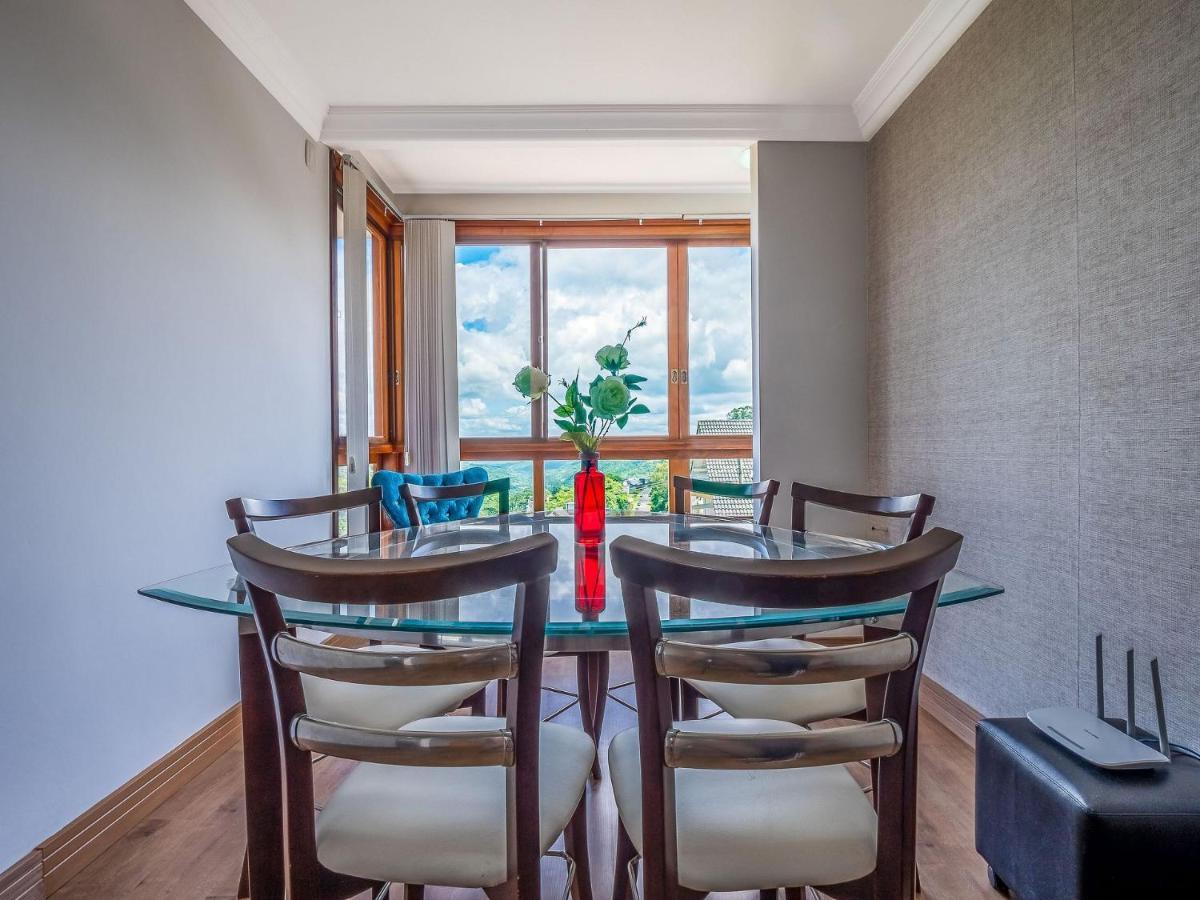 Cristo Rei 302 - Apartamento Em Gramado - Vista Para O Vale公寓 外观 照片