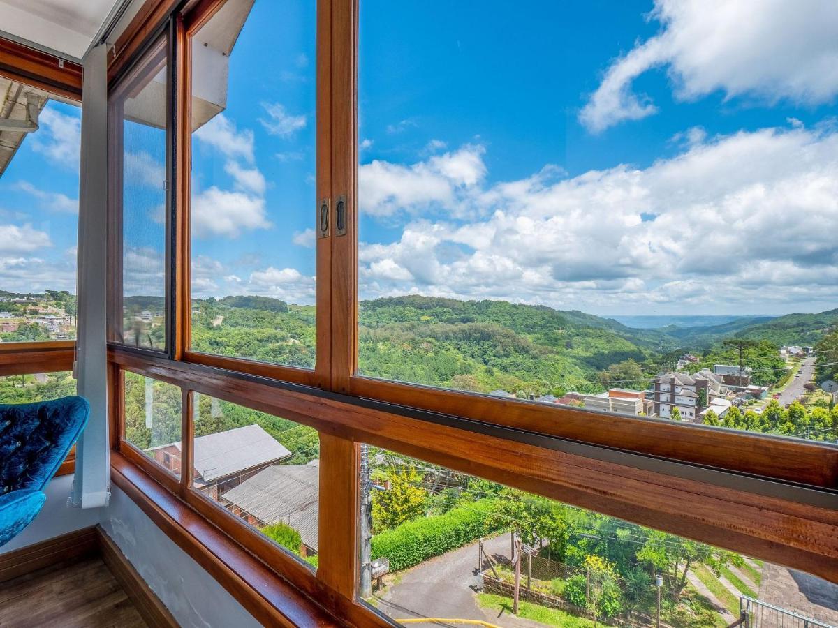 Cristo Rei 302 - Apartamento Em Gramado - Vista Para O Vale公寓 外观 照片